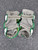 Used Maverik MAX Lacrosse Arm Pads/Guards Green And White LG 11849-S000039831 View 2