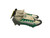 Used, Nike, VAPOR, Adult, FB Cleats, Black And Green, Senior, 9 View 1