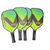 Used VULCAN V320 Pickleball Paddle Green - 4 PACK - NEVER USED!! View 1
