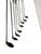 Used Top Flite TI MATRIX Mens Package Set RH Black 8 Piece 11860-S000309261 View 5