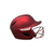 Used Easton GHOST METALLIC Batting Helmet w/Mask Red M/L View 3