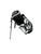 Used Callaway SOLAIRE Mens Golf Stand Bag Black And White View 3