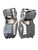 Used Reebok 7K Lacrosse Arm Pads/Guards Grey LG 11860-C000309327 View 2