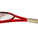 Used Wilson FEDERER 100 Adult Tennis Racquet Red 4 3/8" 11914-S000010101 View 2