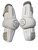 Used Warrior WARRIOR BONE SYSTEM SZ LG Lacrosse Arm Pads/Guards White LG 11843-S000023630 View 1