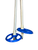 Used USA WHITE BLUE POLES Mens XC Ski Poles White 140 cm / 56 in 11706-S000377778 View 3