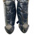 Used All-Star SYSTEM 7 LG40XPRO Catchers Leg Guards Navy Blue Adult 11484-S000304608 View 3