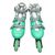 Used RollerDerby V500 Senior Rec Fitness Skates Teal Adjustable 6-9 View 1