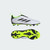 Adidas Goletto IX Laceless Firm/Multi-Ground Soccer Cleats, White/Yellow View 7