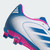 Adidas Goletto IX Firm/Multi-Ground Youth Soccer Cleats, White/Pink View 8