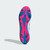 Adidas Goletto IX FG Soccer Cleats, White/Pink/Blue View 3