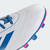 Adidas Goletto IX FG Soccer Cleats, White/Pink/Blue View 8
