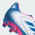 Adidas Goletto IX FG Soccer Cleats, White/Pink/Blue View 9