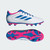 Adidas Goletto IX FG Soccer Cleats, White/Pink/Blue View 7