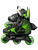 Used Mission LIL RIPPER Junior Roller Quad Skates Green Adjustable 11843-S000023693 View 2