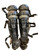 Used Easton BLACK AND SILVER SHIN GUARDS Catchers Leg Guards Black Intermed 11884-S000064230 View 1