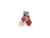 Used BOODUN BATTING GLOVE BB/SB Batting Gloves Red MD 11917-S000017364 View 1