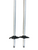 Used K2 TRIAXIAL Boys DH Ski Pole White 90 cm / 36 in 11706-S000377951 View 2