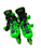 Used RollerDerby ADJUSTABLE SKATES Junior Rec Fitness Skates Green Adjustable 11887-S000030924 View 1