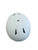 Used Rawlings WHITE HELMET WITH MASK Batting Helmet w/Mask White One Size 11932-S000171407 View 3