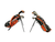 Used Intech LANCER Jr Package Set RH Orange 5 Piece 11917-S000017588 View 1