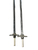 Used Goode COMPOSITE Mens DH Ski Pole Black 120 cm / 48 in View 3