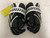 Used Warrior RABIL NEXT Lacrosse Gloves Junior Black And White MD 11855-S000204412 View 1
