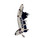 Used Vaughn VELOCITY V3 7500 Goalie Leg Pads Senior White/Navy/Maroon 36+1” 11742-S000532633 View 3