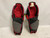 Used Bauer VAPOR X100 Senior Shin Guards Black And Red 14" 11855-S000204419 View 2