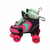 Used RollerDerby PNK/TEAL Junior Roller Quad Skates Pink Junior 04 11834-S000051660 View 1