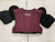 Used Easton CATALYST SERIES Junior Shoulder Pads Black And Wine Red LG 11855-S000204485 View 8