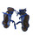 Used MacGregor B68 Catchers Leg Guards Royal Blue Youth 11914-S000010291 View 2