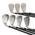 Used Callaway RAZR X Men's RH Iron Set 5I-AW Regular Flex Graphite Shaft 11506-S000304044 View 5