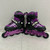 Used Airwalk ABEC-5 SIZE 1-4 Junior Rec Fitness Skates Purple Adjustable 11762-S000079910 View 2