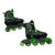 Used RollerDerby ADJUSTABLE 3-6 Junior Rec Fitness Skates Green Adjustable View 1