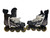 Used Reebok 1K Senior Rec Fitness Skates Black Senior 8 10589-S000434332 View 1