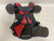 Used Mizuno SAMURAI Catchers Chest Protector White/Red/Navy Adult 11855-S000204770 View 2