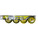 Used Bauer HI LO Inline Wheels 76MM 11835-S000208875 View 1
