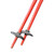Used Atomic RACE POLES 80CM Boys DH Ski Pole Red 80 cm / 32 in 11617-S000346328 View 2