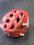 Used Warrior BURN Lacrosse Helmet Red One Size 11849-S000040498 View 2