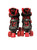 Used RollerDerby QUICK FIT SZ Y12-2 Child Roller Quad Skates Red Adjustable 11814-S000397605 View 2