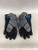 Used Nike VAPOR LT Lacrosse Gloves Junior Grey LG 11851-S000047594 View 2