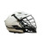 Used Cascade R Lacrosse Helmet White One Size View 3