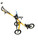 Used Sun Mountain SPEED CART Golf Cart Yellow 3 Wheel 11347-S000270453 View 1