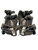 Used Brine VIP 2.0 Lacrosse Gloves Junior Black 10" 11095-S000104107 View 2