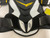 Used Bauer SUPREME 150 Junior Shoulder Pads White/Black/Yellow LG 11855-S000204978 View 3