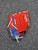 Used Rawlings PL91SR BB/SB Glove RH Throw Royal Blue And Red 9" 11849-S000040622 View 2