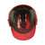 Used, Rawlings, REVB, Batting Helmet, No Mask, Red, MD View 5