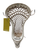 Used Warrior BURN Mens Lacrosse Head White 11902-S000343020 View 1