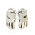 Used STX CELL III Lacrosse Gloves Mens White 13" 11749-S000203461 View 1
